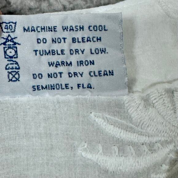 CottonSeed Tunic 398 Palms Light‎ Cotton Preshrunk Womens Medium USA Resort Wear - Picture 9 of 15